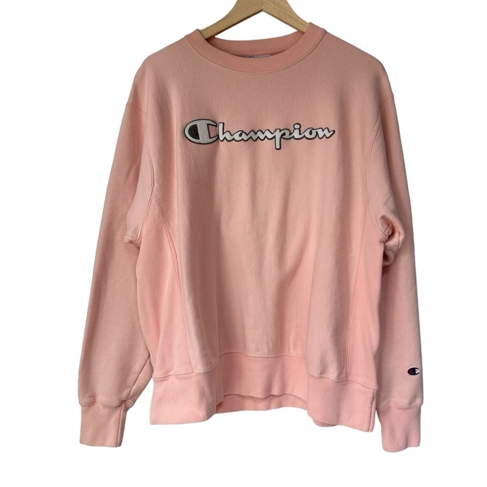 Champion Reverse Weave OG Heavyweight Crewneck Embroidered Logo Sweatshirt, L